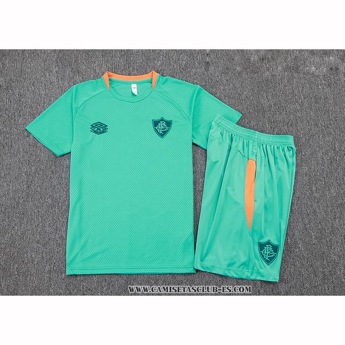 Chandal del Fluminense 25-26 Manga Corta Verde - Pantalon Corto